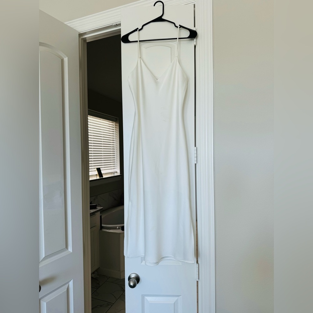 Gianni Bini White/Ivory slip dress